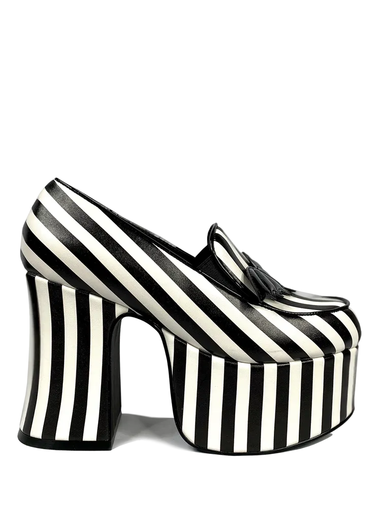 BANSHEE BAT STRIPE -BLACK/WHITE