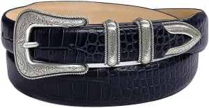 Brenton Genuine Full-Grain Cowhide Leather Dress Belt 1-1/8"(30mm) taper down to 1"(25mm) wide or Belt Strap only