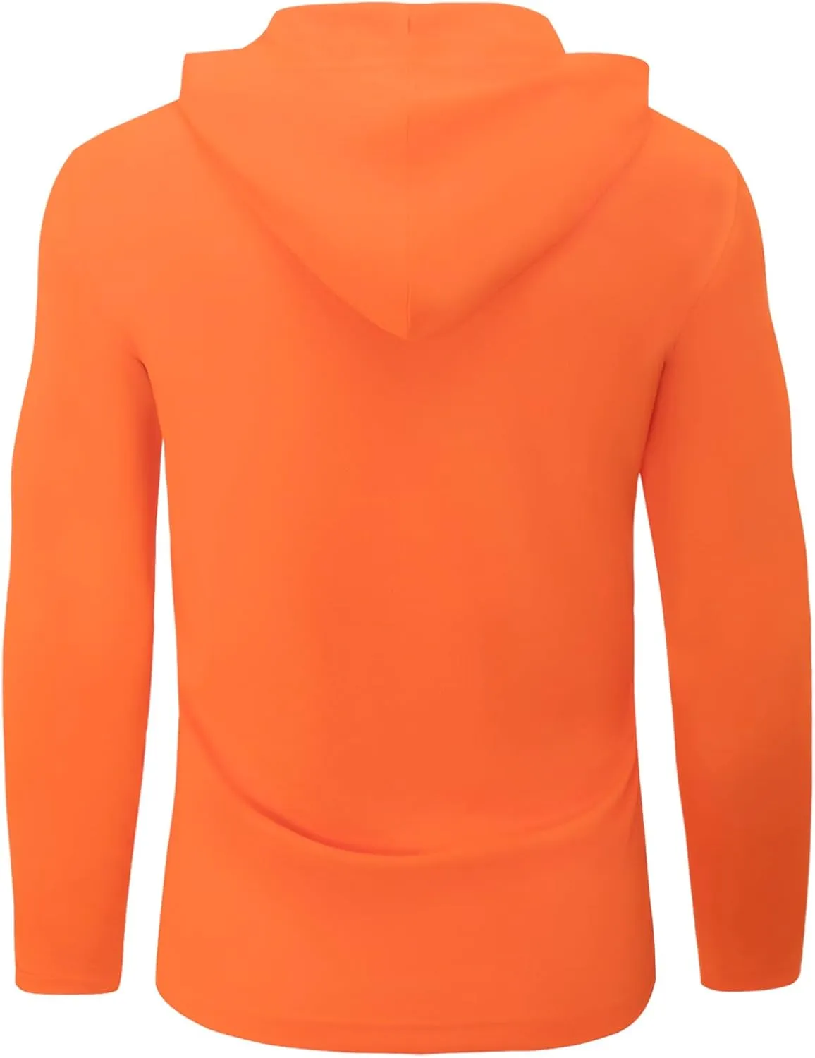 Facitisu Men Long Sleeve Tee Shirts with Hooded 5 Pack Athletic Pullover Dry Fit Sweatshirts Gym Hoodies