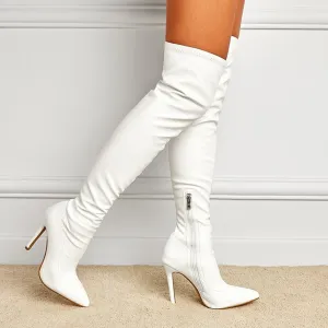 Funki Buys | Boots | Women's Over-the-Knee High Stiletto Boots