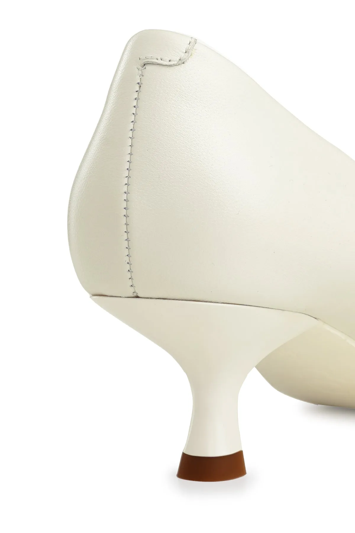 Khloe Heels - White