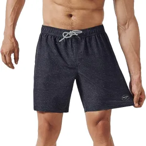 maamgic Mens 7" Stretch Swim Trunks Quick Dry Mesh Lining Swimwear Bathing Suits