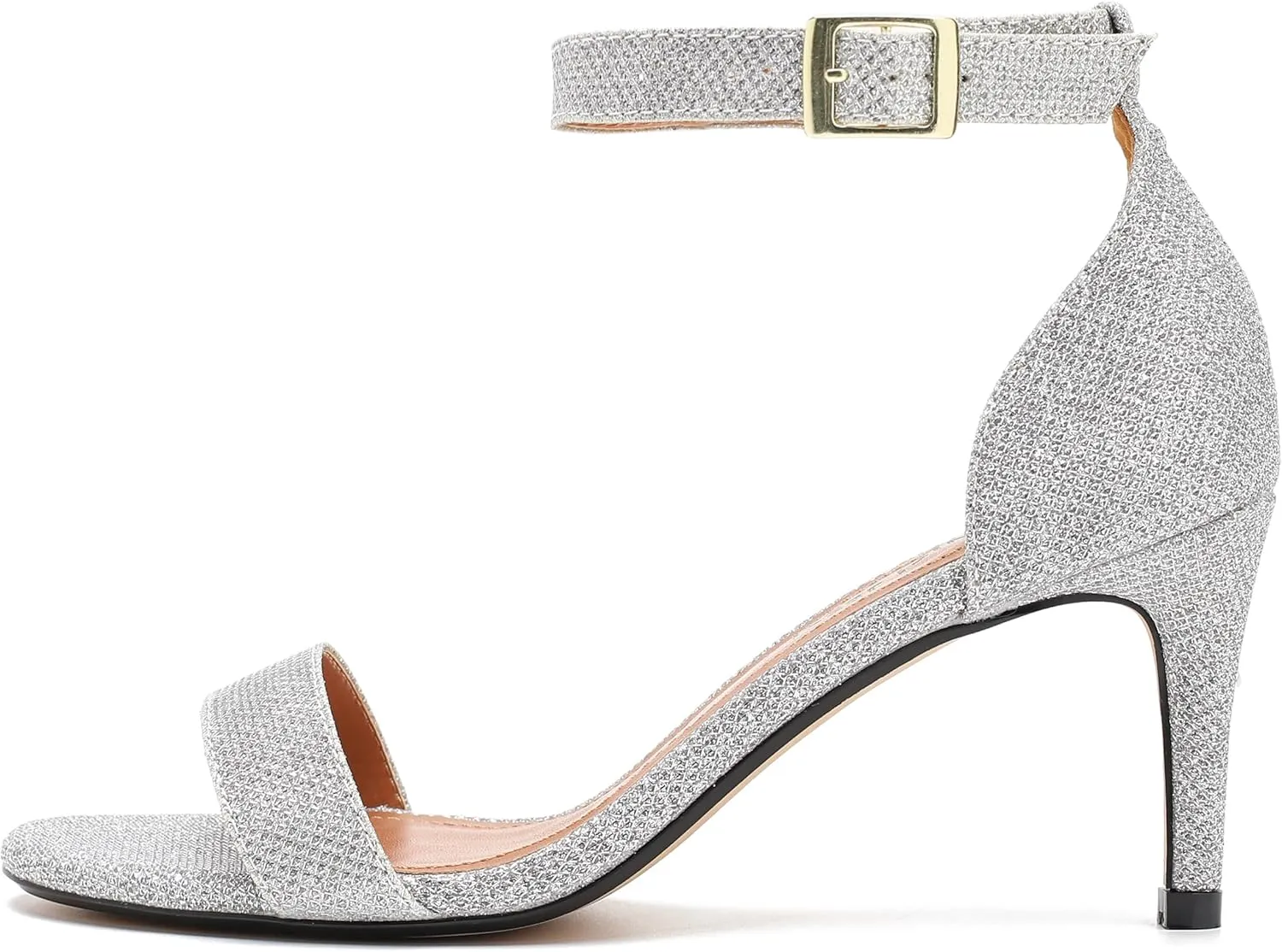 MAIERNISI JESSI Unisex Men's Women's Sandals Ankle Strap Kitten High Heel