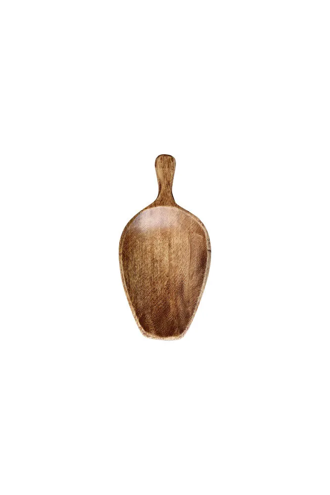 Natural Wood Carved Serving Dish
