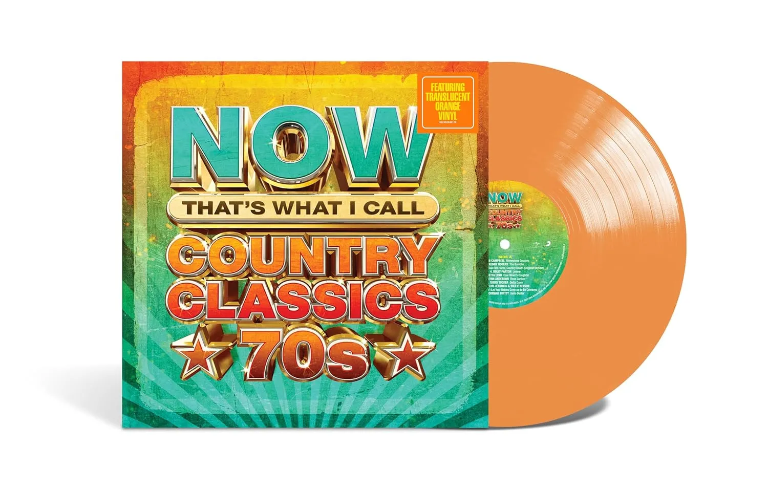 NOW Country Classics '70s Translucent Orange