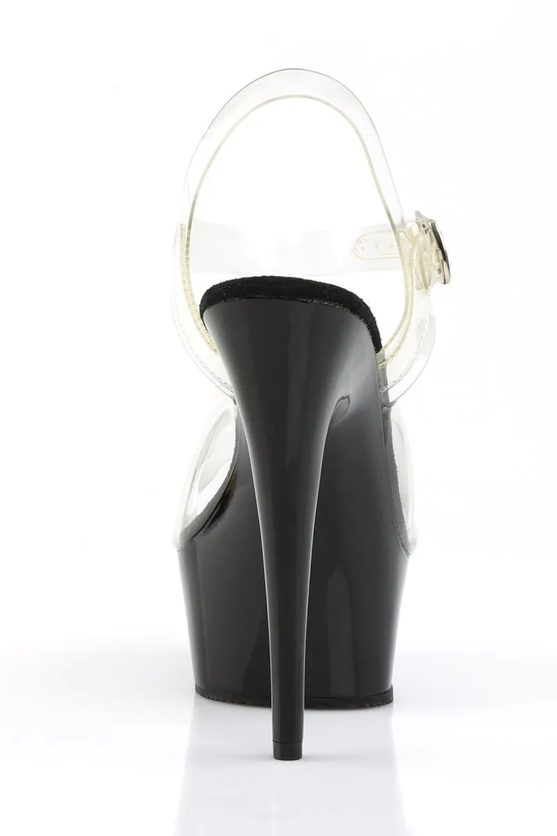 Pleaser USA Delight-608 6inch Stilettos - Black