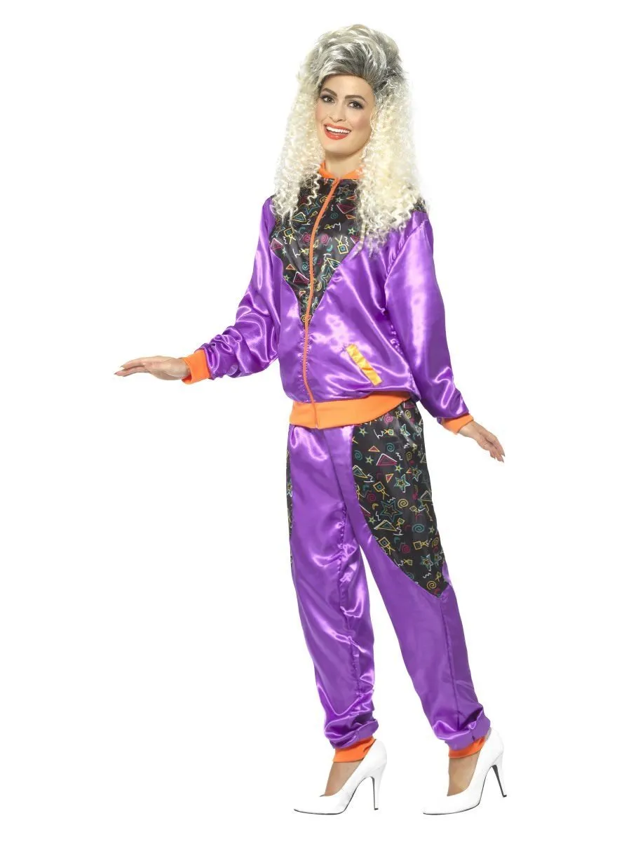 Retro Shell Suit Costume Ladies