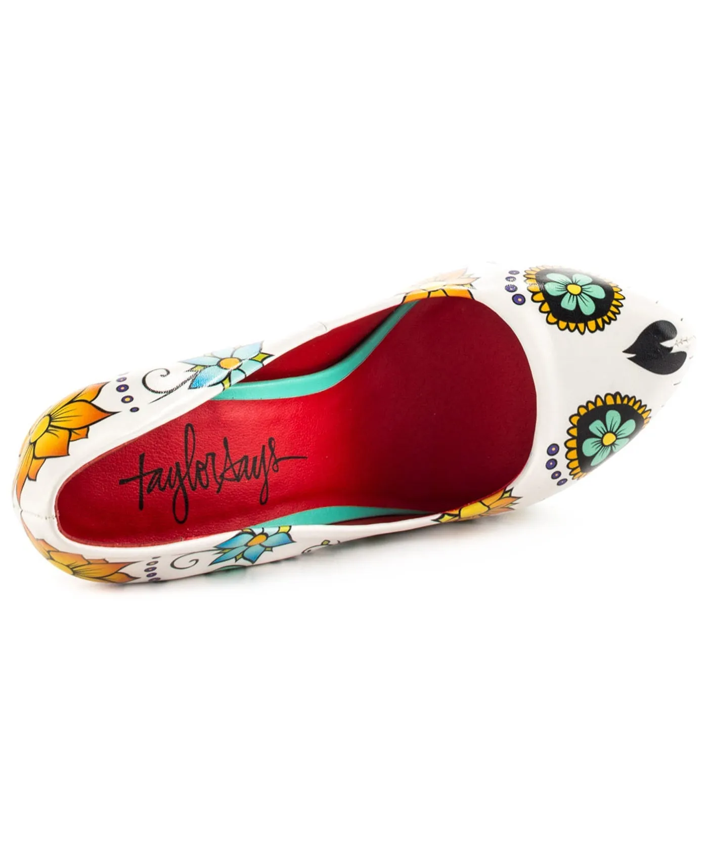 Skully Leather Platforms