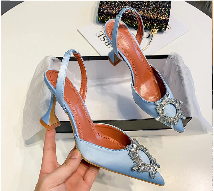 Sunflower Diamond High Heels