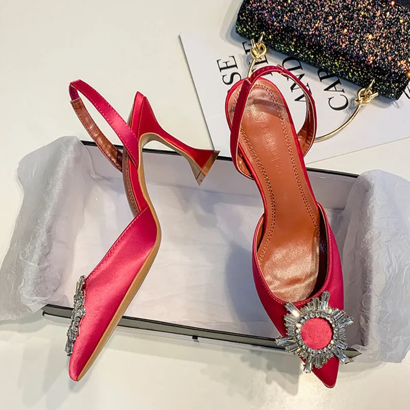 Sunflower Diamond High Heels