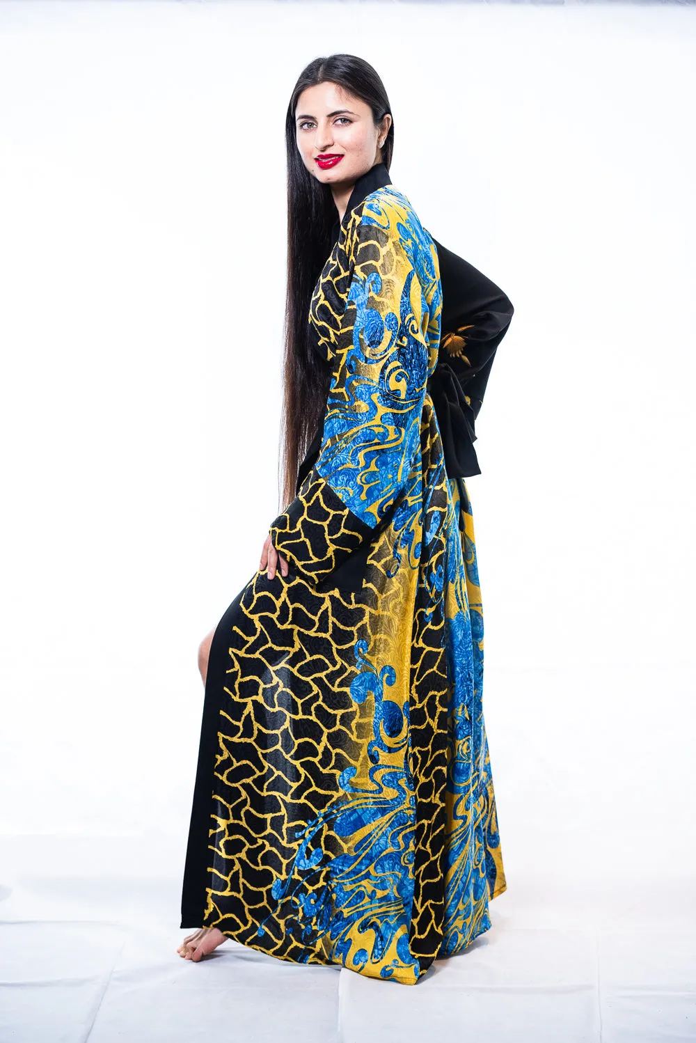 Tinashe embroidered kimono robe