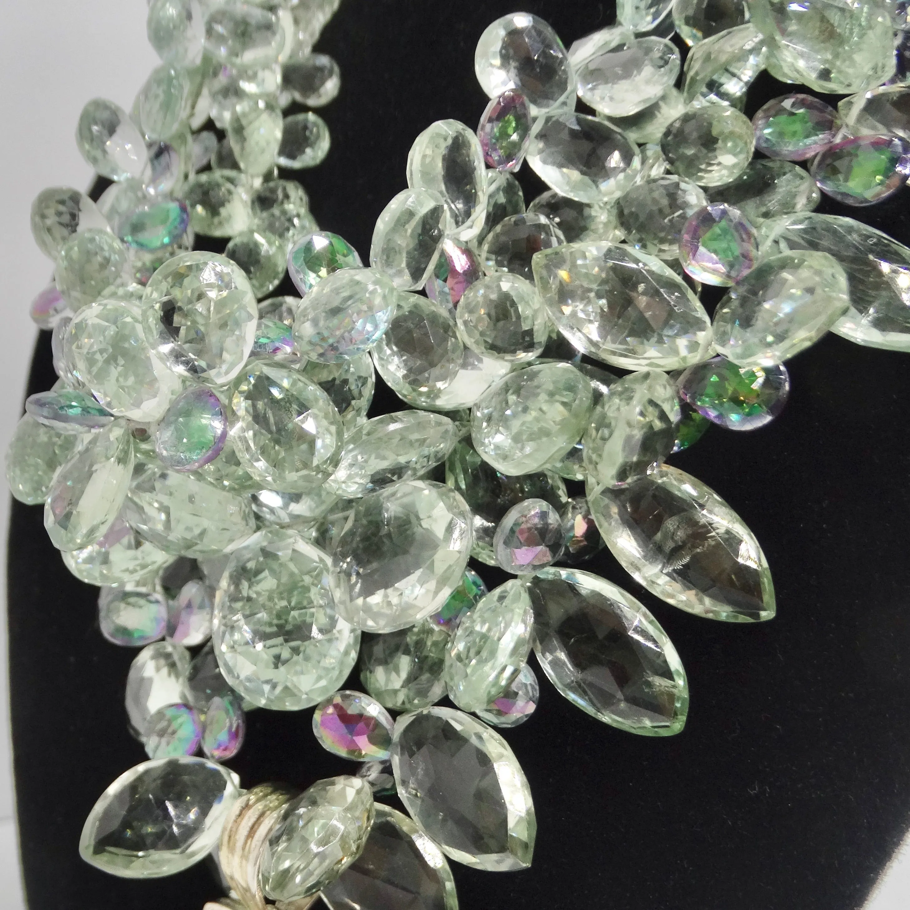 Tourmaline 100 Carat Multi Strand Statement Necklace