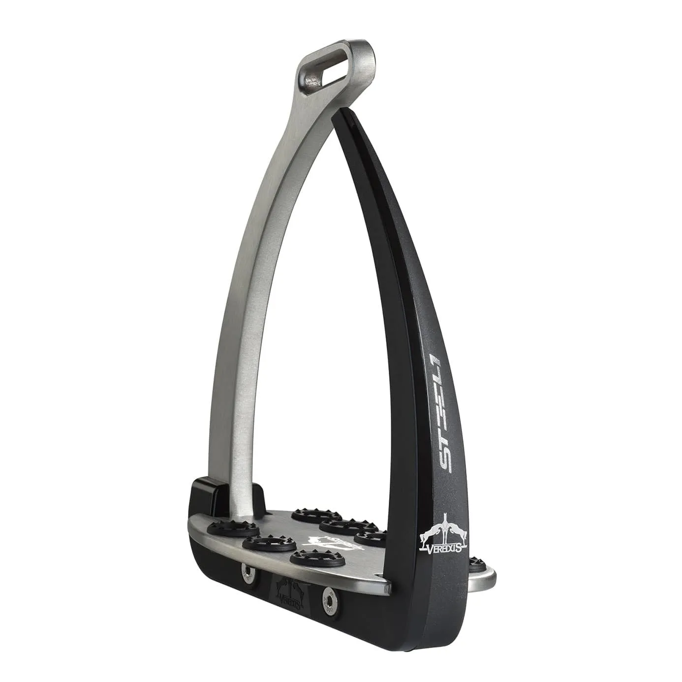 Veredus Vita Steel1 Safety Stirrups - Black/Silver