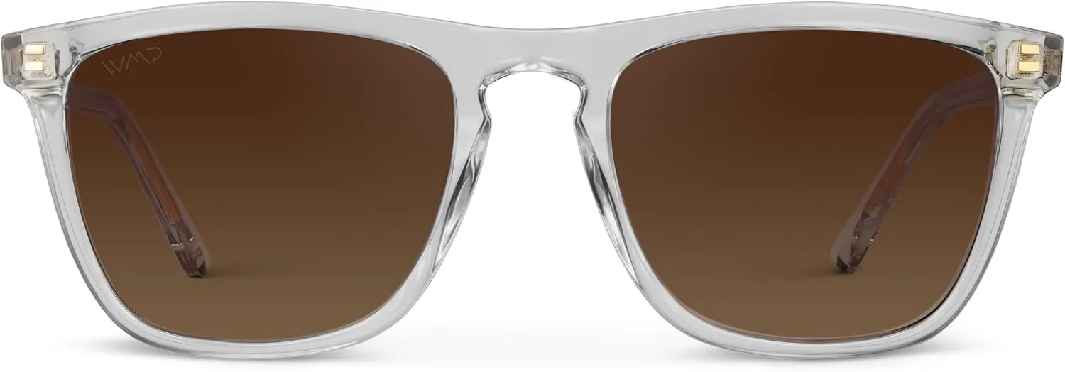 WearMe Pro - Polarized Lens Square Modern Sunglasses for Men