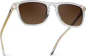 WearMe Pro - Polarized Lens Square Modern Sunglasses for Men