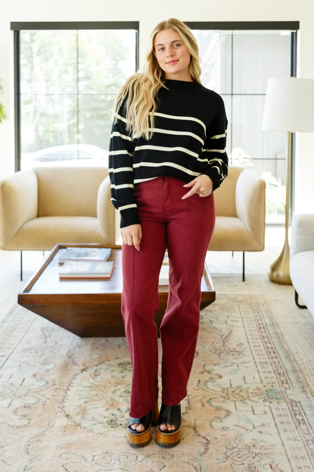 When in Doubt Striped Sweater