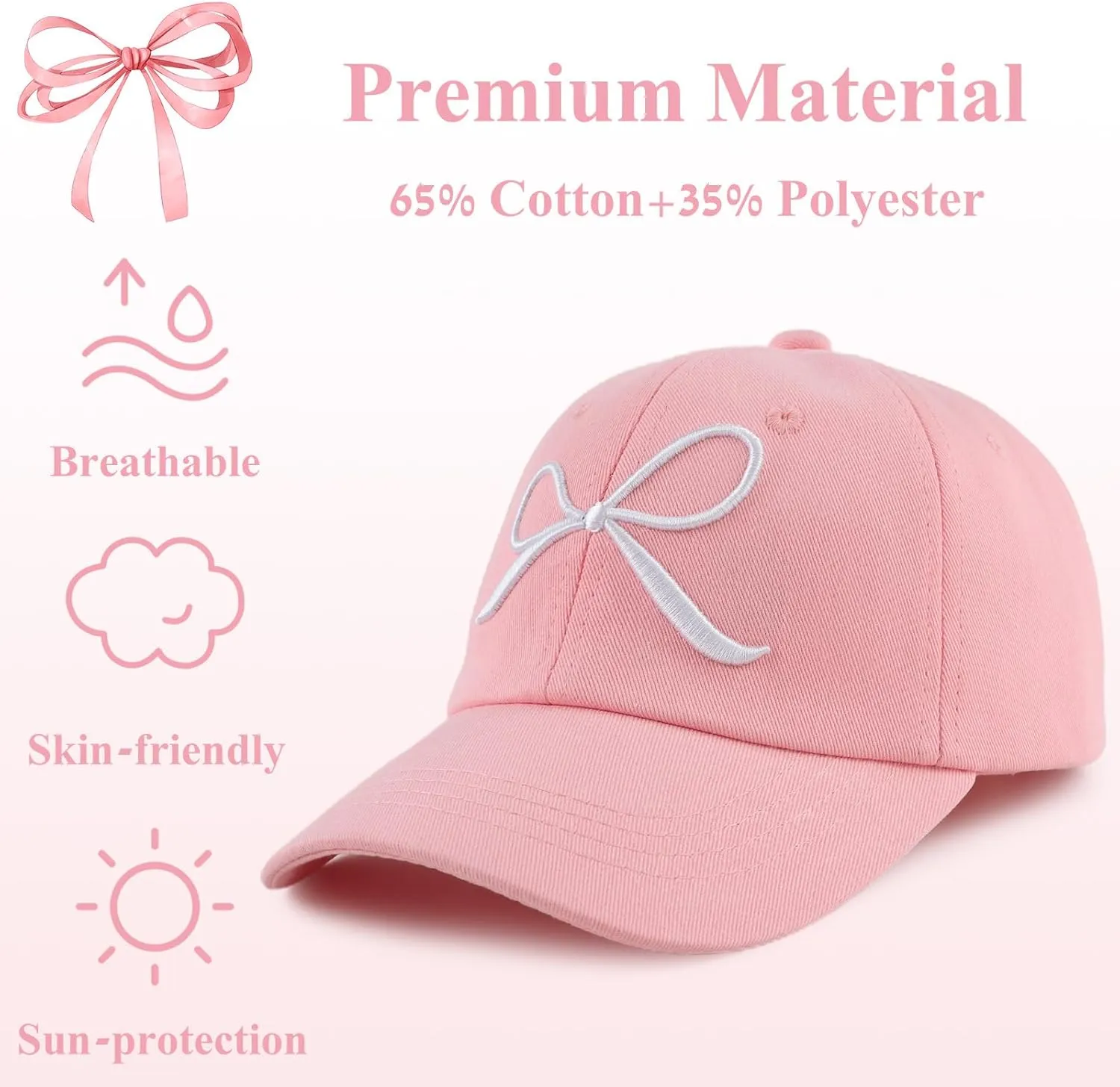 Zsedrut Girls Glitter Baseball Cap Kids Adjustable Ponytail Hat Toddler Summer Mesh Trucker Hats