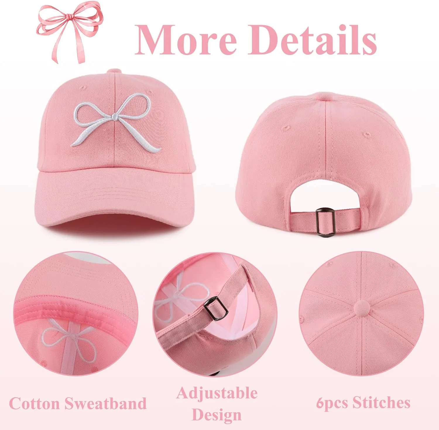 Zsedrut Girls Glitter Baseball Cap Kids Adjustable Ponytail Hat Toddler Summer Mesh Trucker Hats